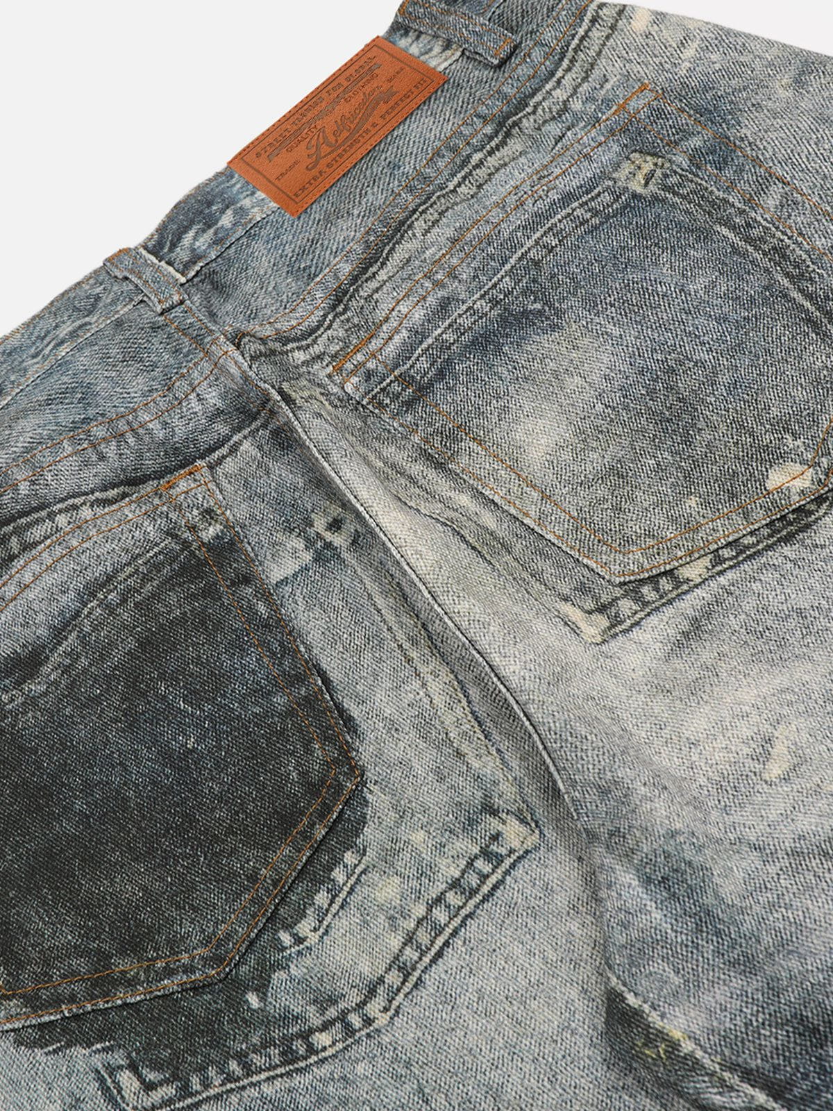 Aelfric Eden Baggy Vintage Washed Jeans - Image 4