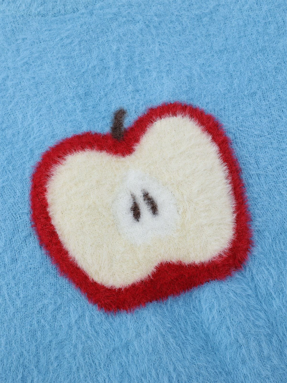 Aelfric Eden Apple Graphic Cropped Sweater - Image 4