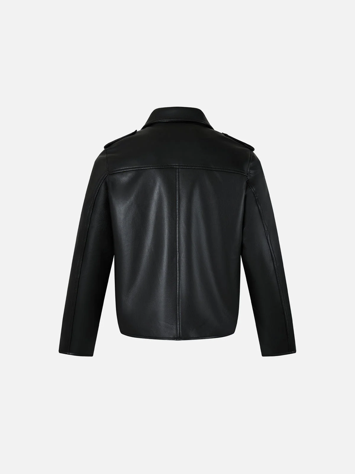 Aelfric Eden Asymmetrical Zip Faux Leather Jacket - Image 2