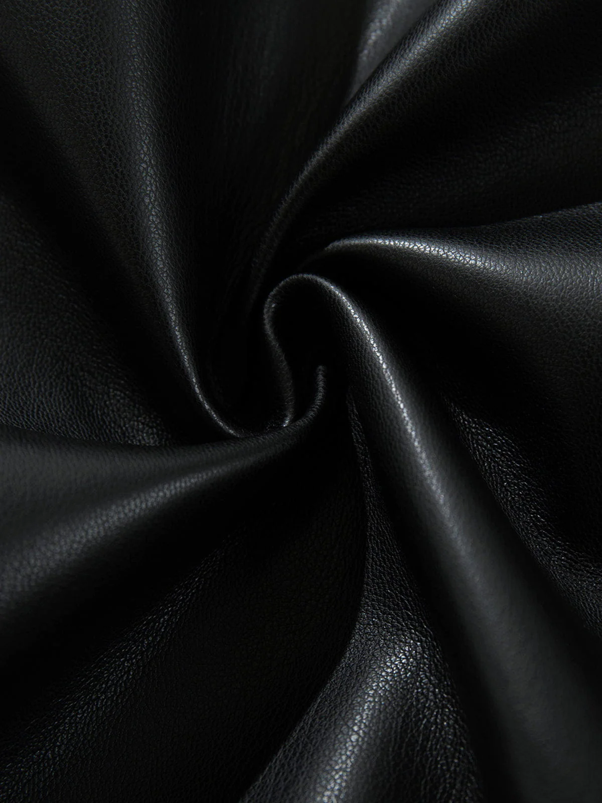 Aelfric Eden Asymmetrical Zip Faux Leather Jacket - Image 5