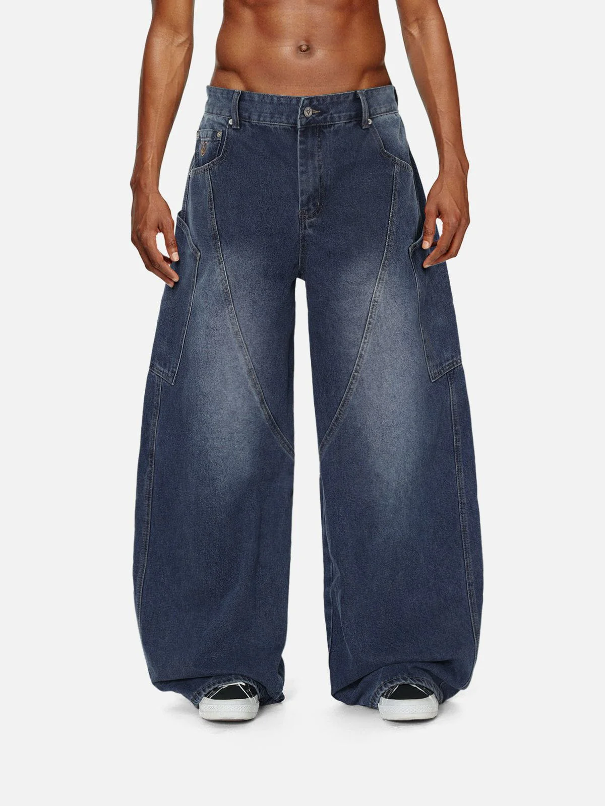 Aelfric Eden  Baggy Barrel Big Pocket Jeans - Image 2
