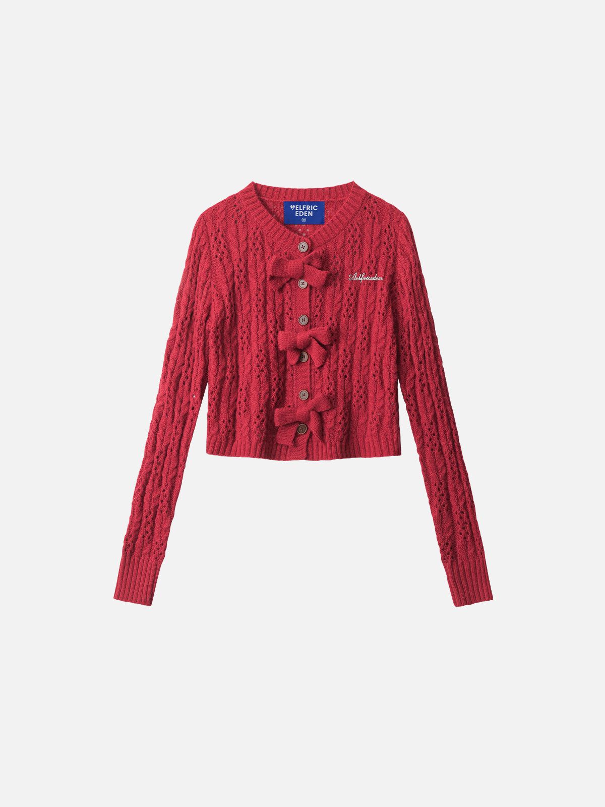 Aelfric Eden Bow Cropped Cardigan - Image 2