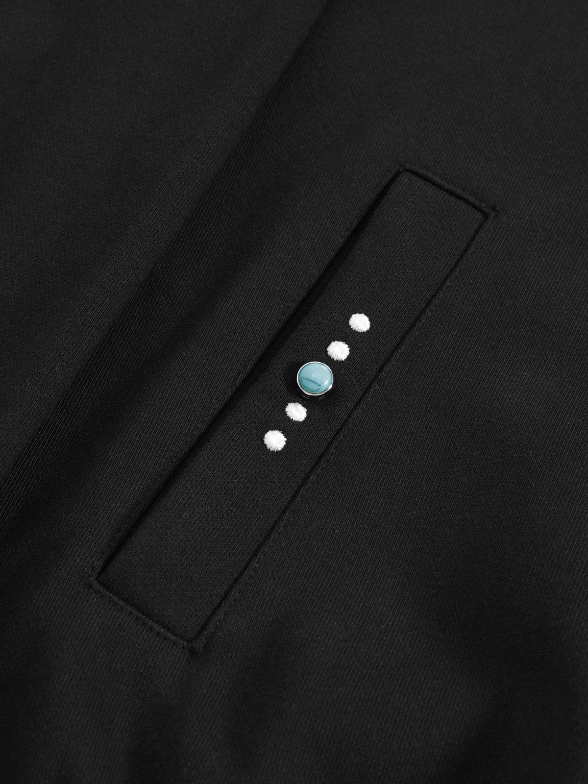 Aelfric Eden Boxy Turquoise Zip Up Hoodie - Image 5