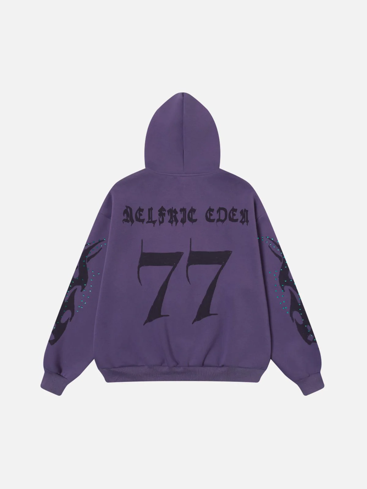 Aelfric Eden Oversized Calaite Flame Hoodie - Image 2