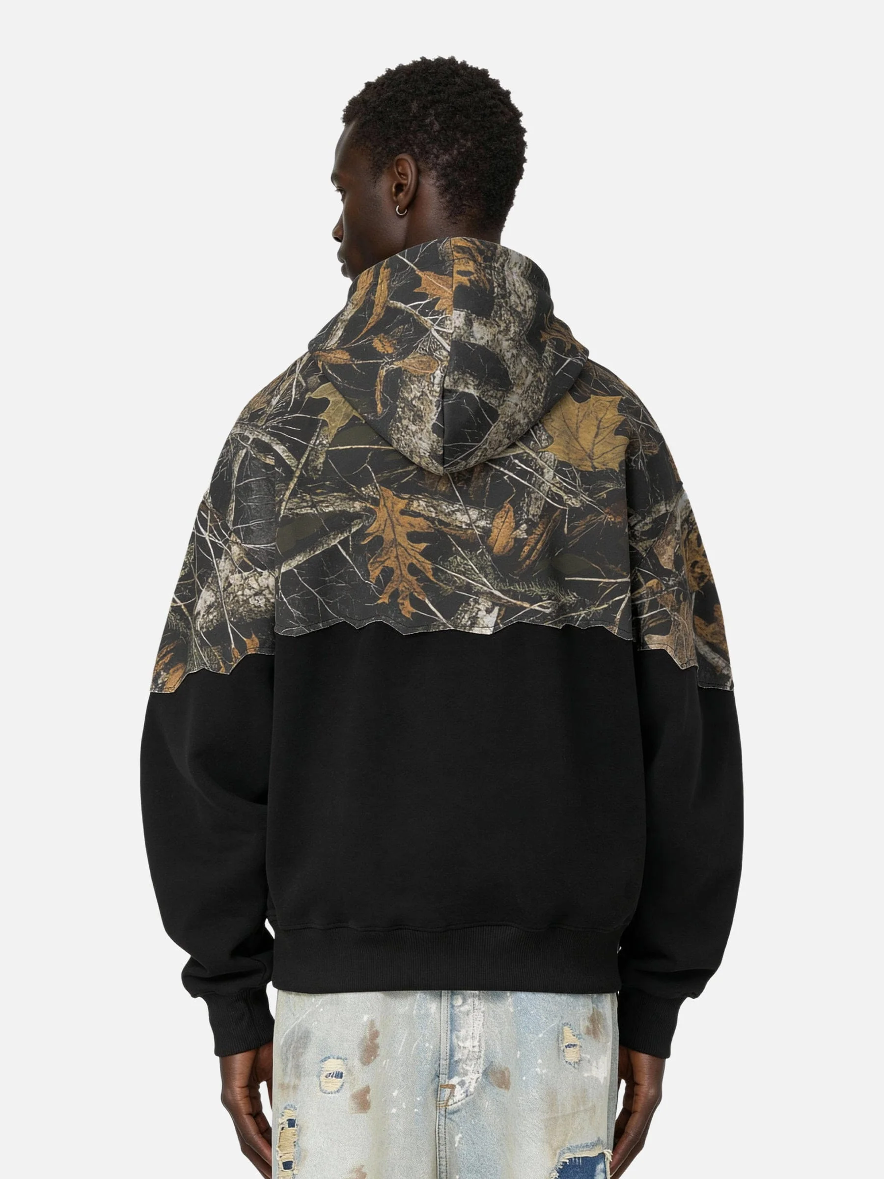 Aelfric Eden CAMO Graffiti Patchwork Pullover Hoodie - Image 3