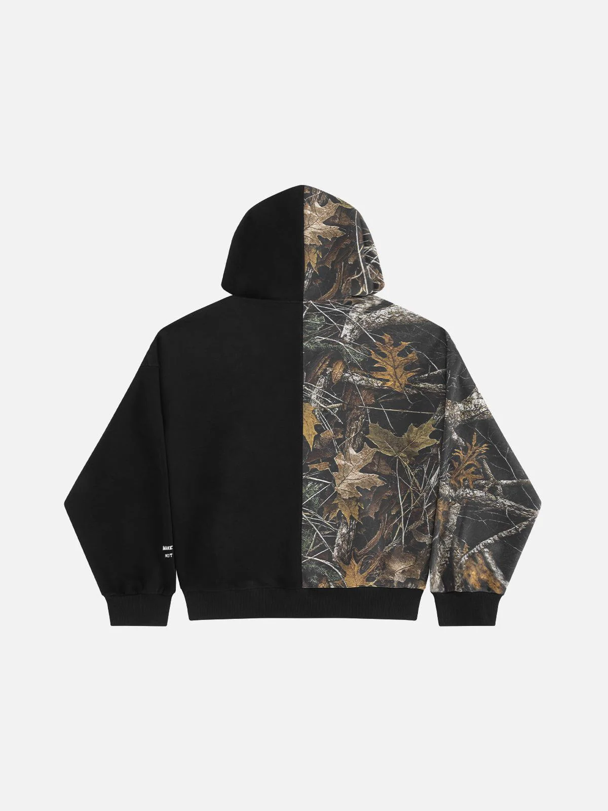 Aelfric Eden Leaf CAMO Graffiti Patchwork Zip Up Hoodie - Image 5