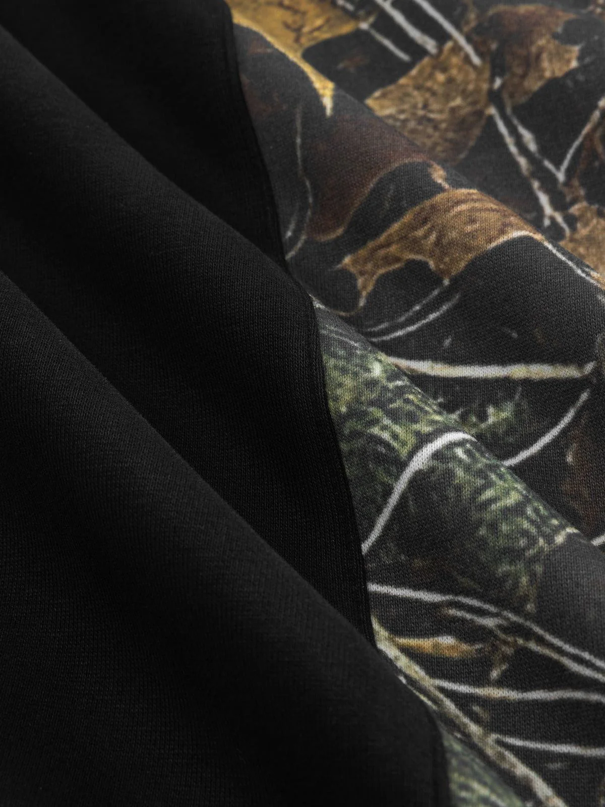 Aelfric Eden Leaf CAMO Graffiti Patchwork Zip Up Hoodie - Image 7