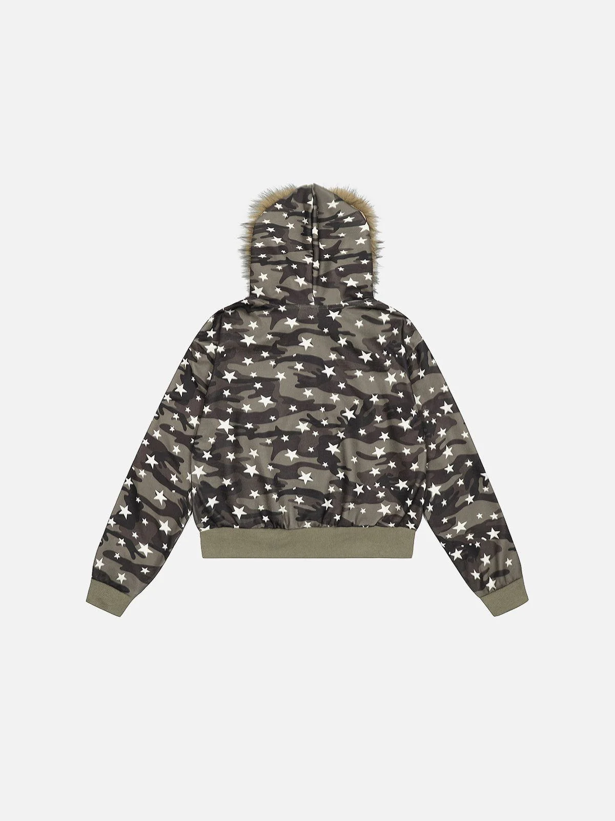 Aelfric Eden CAMO Star Zip Up Hoodie - Image 2