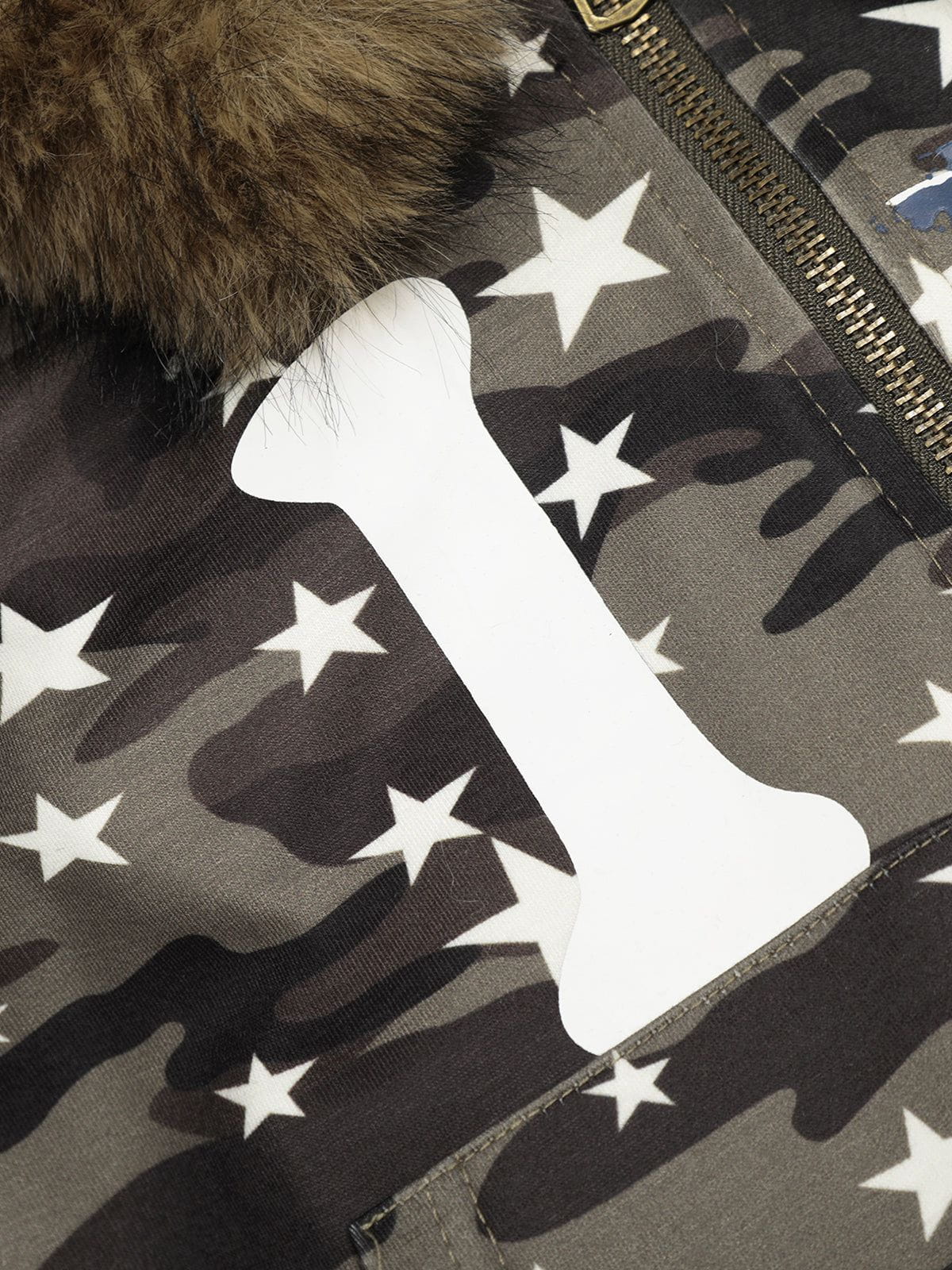 Aelfric Eden CAMO Star Zip Up Hoodie - Image 3