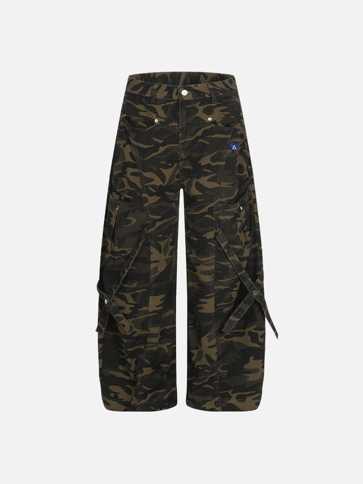 Aelfric Eden CAMO Strap Baggy Barrel Pants - Image 2