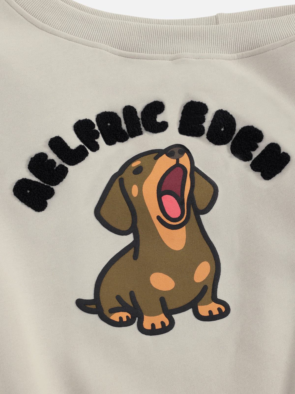 Aelfric Eden Dachshund Off-The-Shoulder Sweatshirt - Image 4