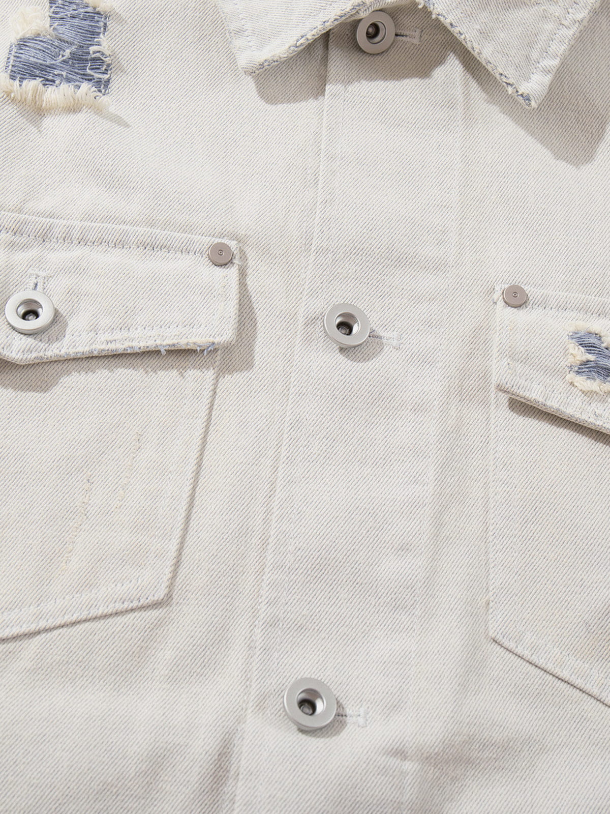 Aelfric Eden Distressed Denim Jacket - Image 3