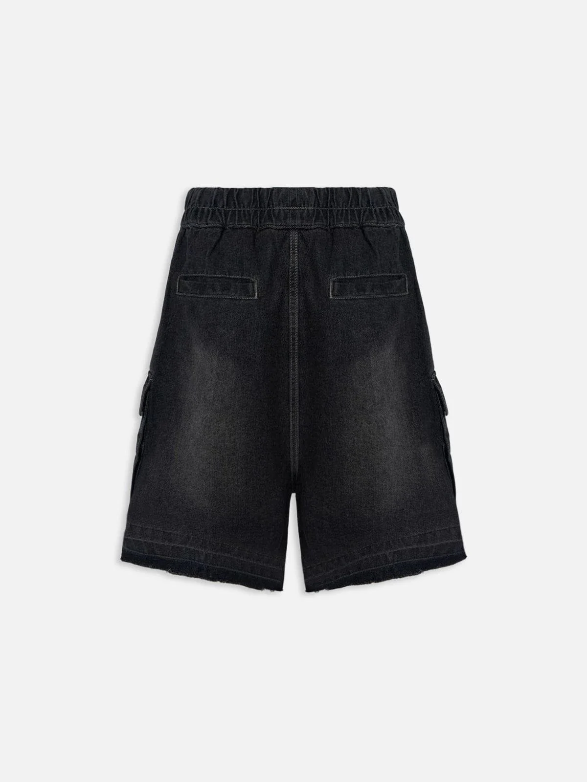 Aelfric Eden Drawstring Decorative Zipper Jorts - Image 9
