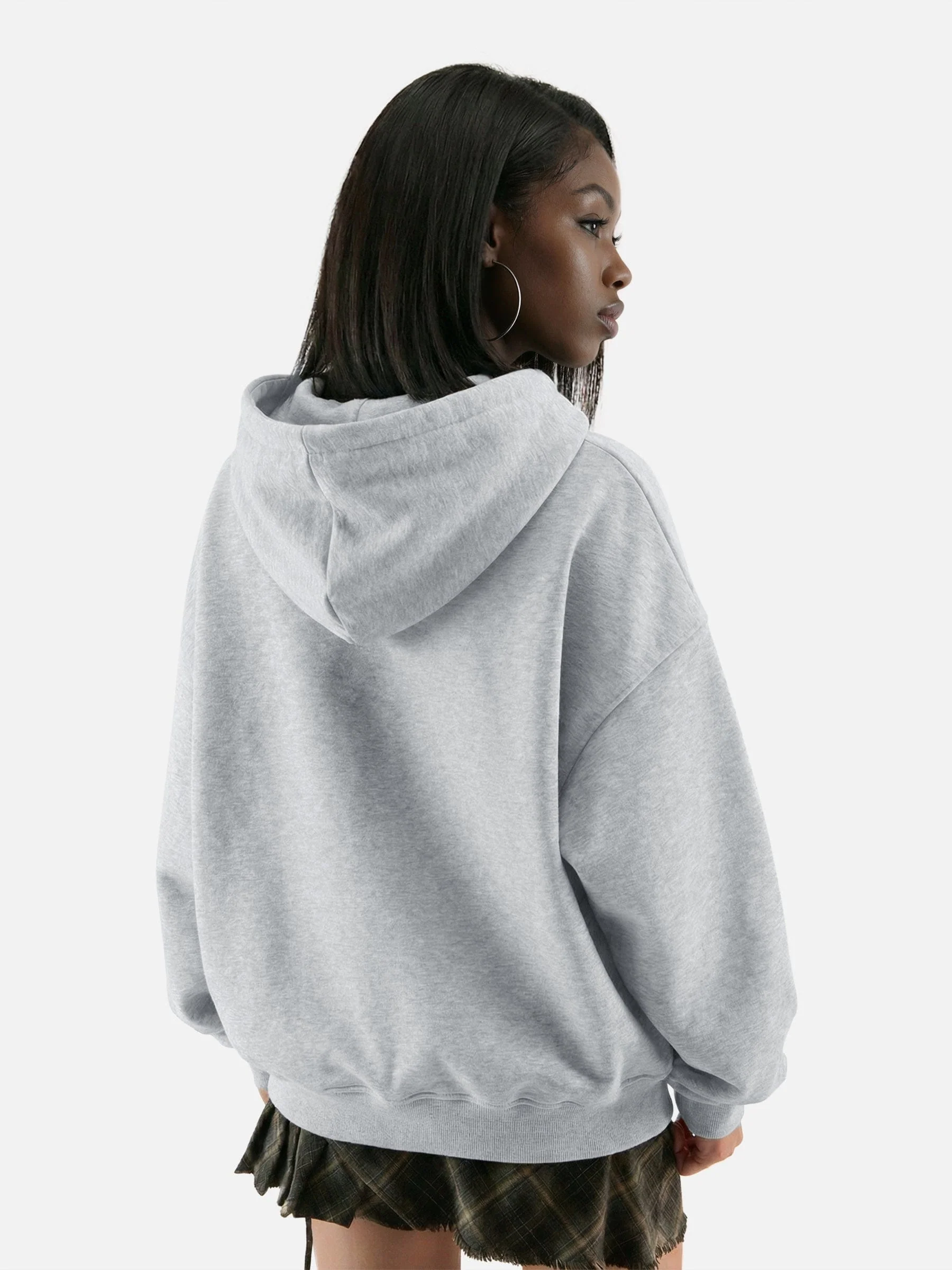 Aelfric Eden Oversized Embroidery Cat Hoodie - Image 3