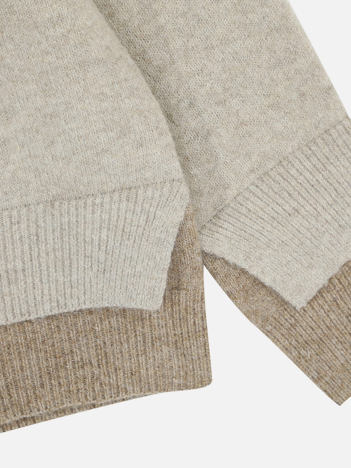 Aelfric Eden Faux-Layered Polo Collar Knit Sweater - Image 6