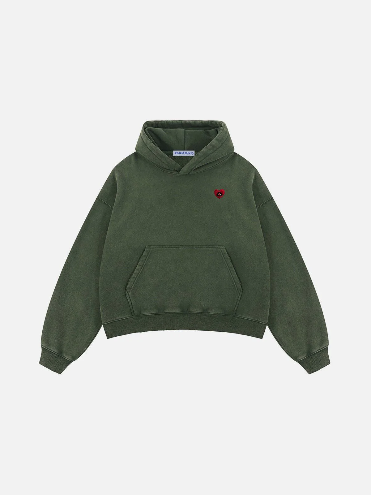 Aelfric Eden Boxy Fit Distressed Washed Hoodie