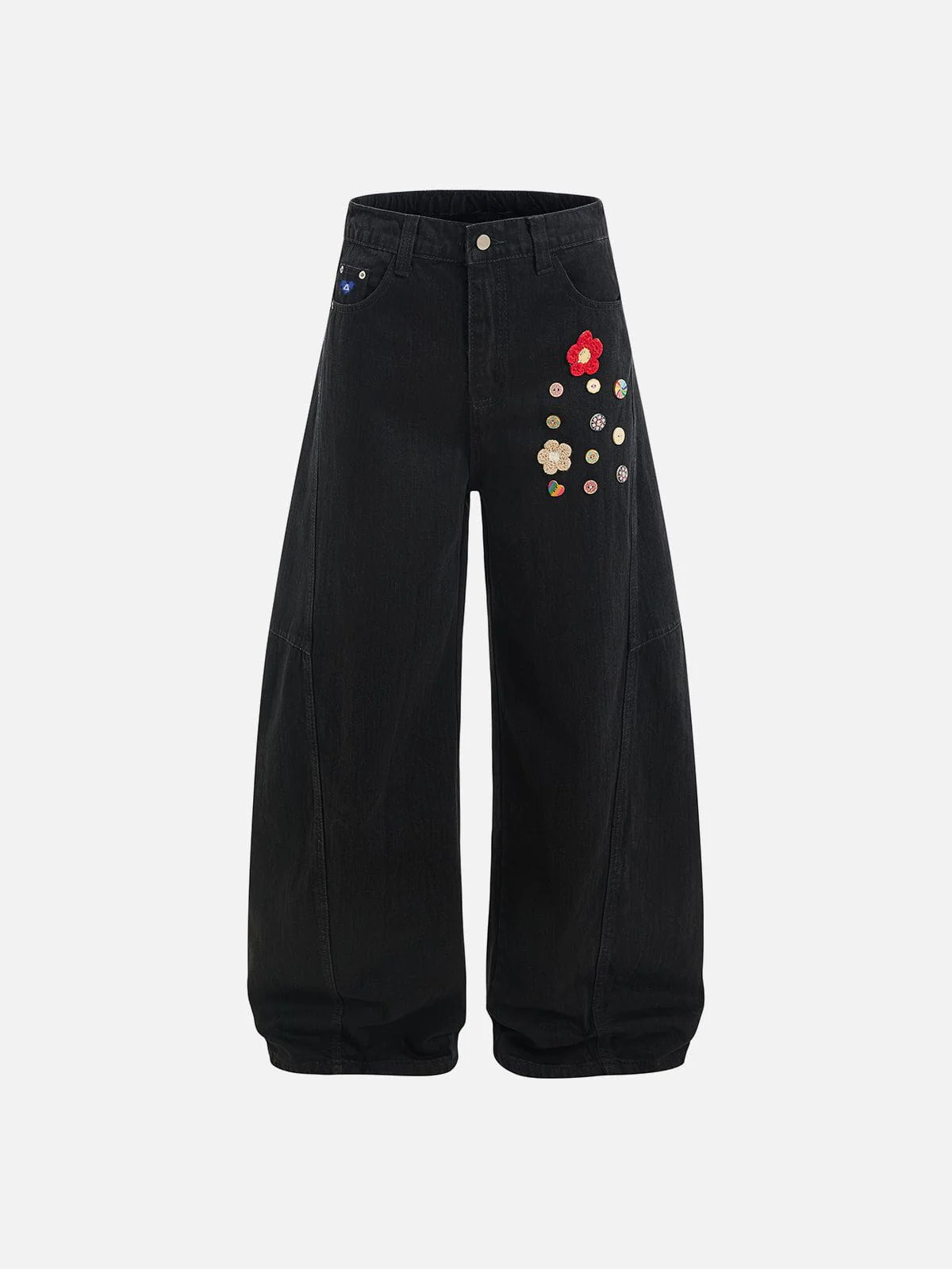 Aelfric Eden Floral Baggy Barrel Jeans - Image 2