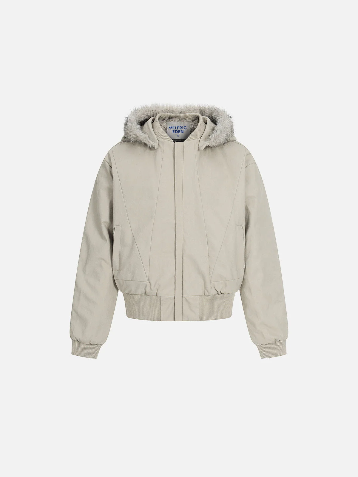 Aelfric Eden Fur Hooded Zip Up Coat
