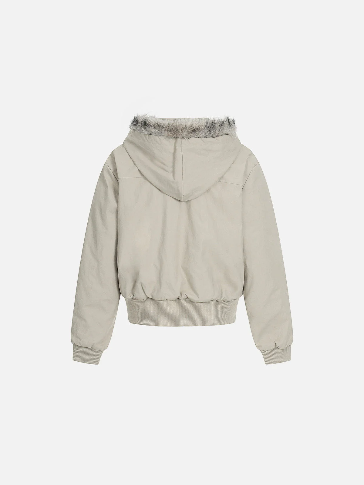 Aelfric Eden Fur Hooded Zip Up Coat - Image 3
