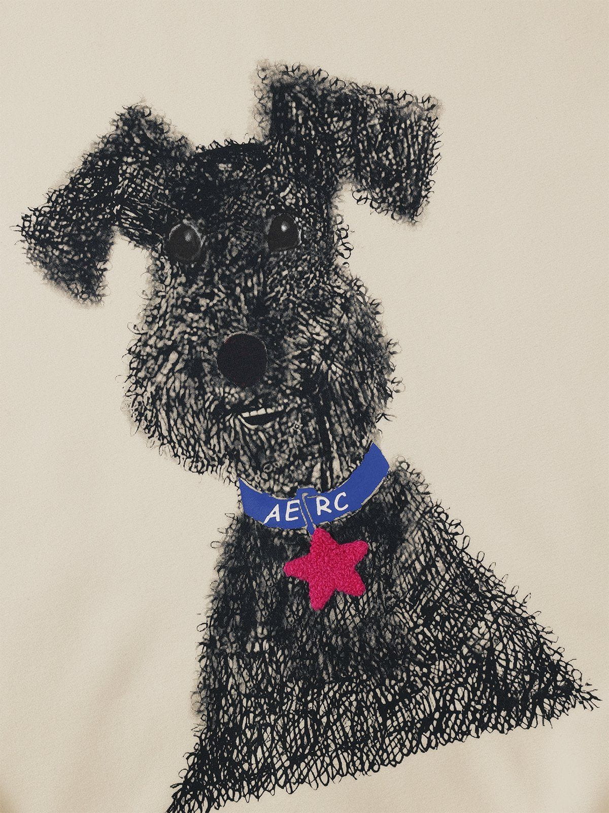 Aelfric Eden Oversized Graffiti Dog Graphic Hoodie - Image 9