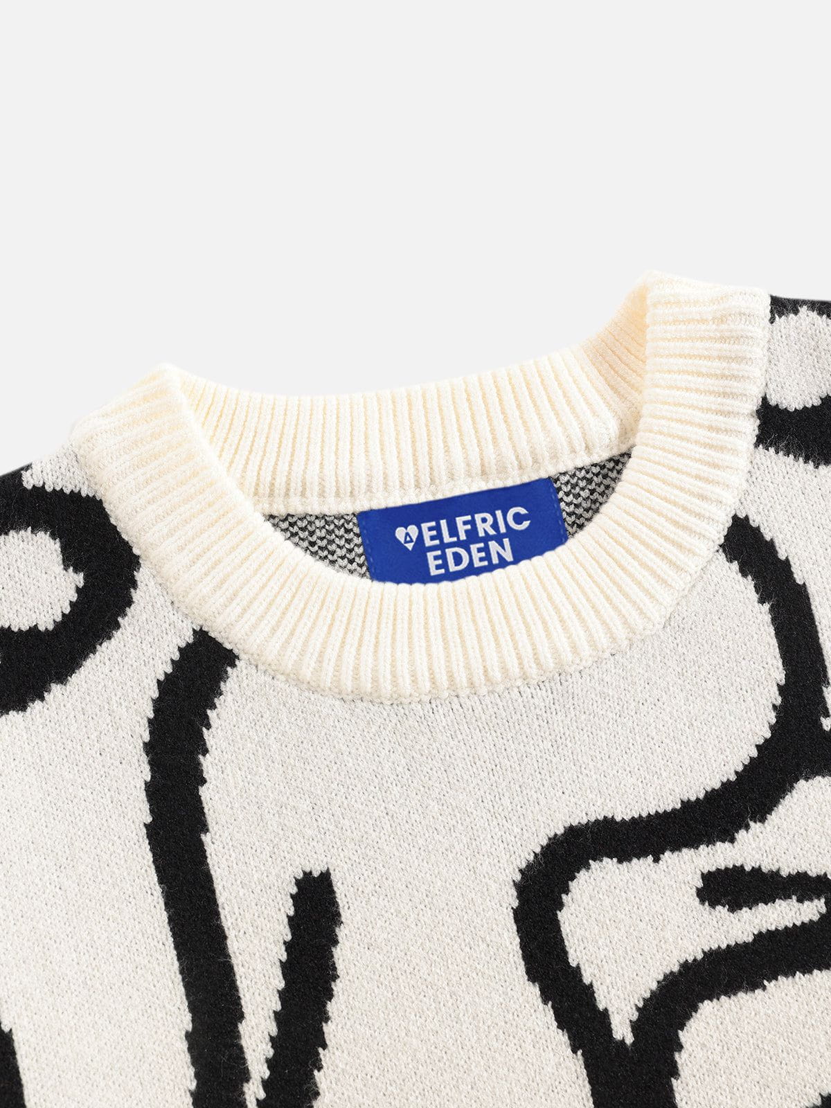 Aelfric Eden Hand Drawn Full Print Poodle Sweater - Image 6
