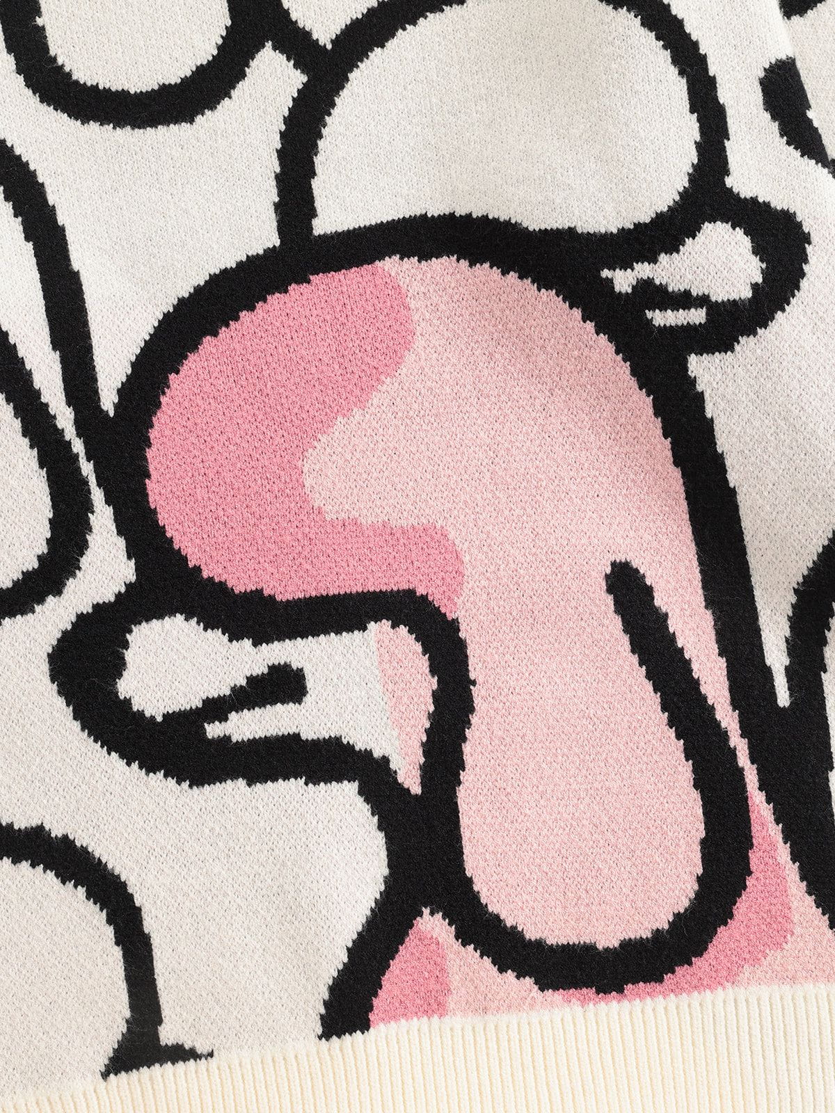 Aelfric Eden Hand Drawn Full Print Poodle Sweater - Image 7