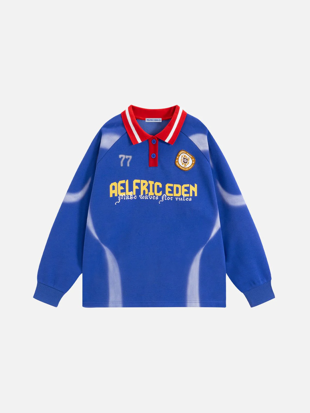Aelfric Eden Inkjet Print 77 Polo Sweatshirt - Image 2