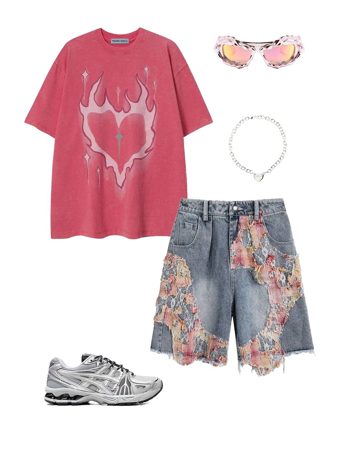 Aelfric Eden Lace Applique Jorts - Image 3