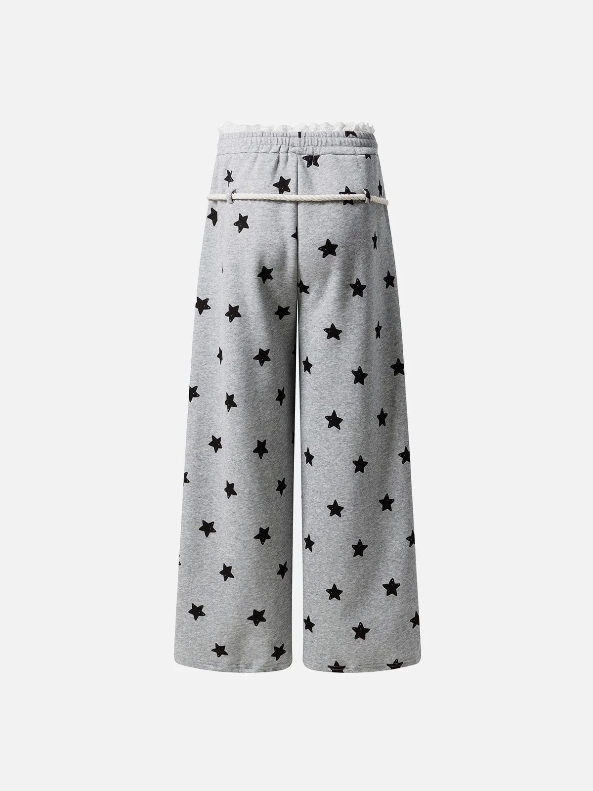 Aelfric Eden Lace Waist Star Baggy Sweatpants - Image 2