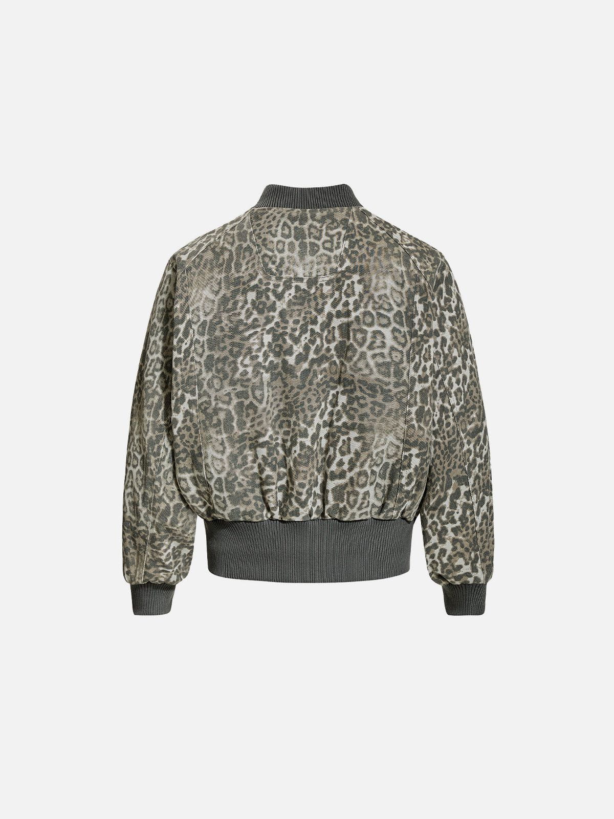 Aelfric Eden Leopard Bomber Jacket - Image 3