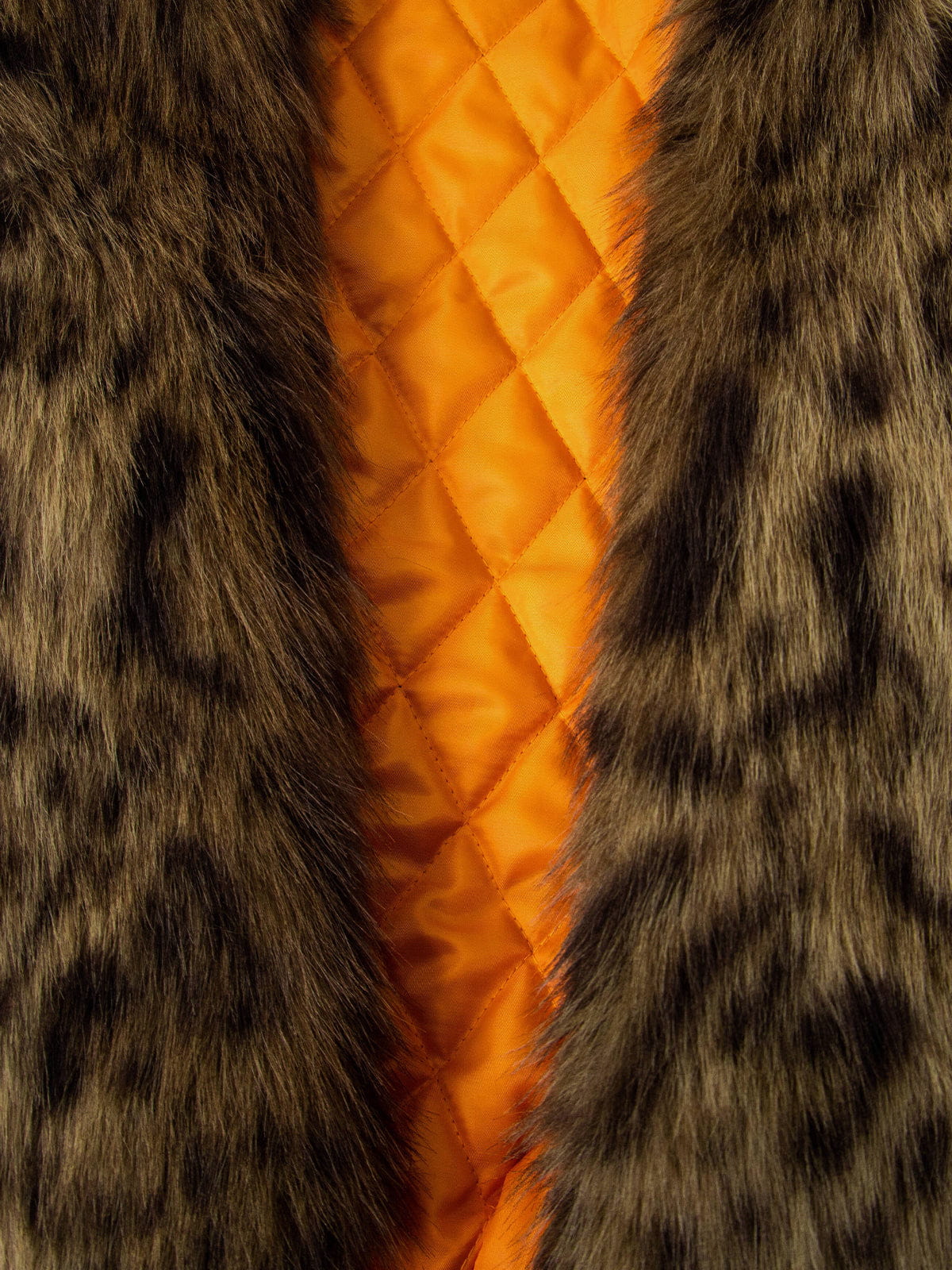 Aelfric Eden Leopard Faux Fur Collar Coat - Image 5