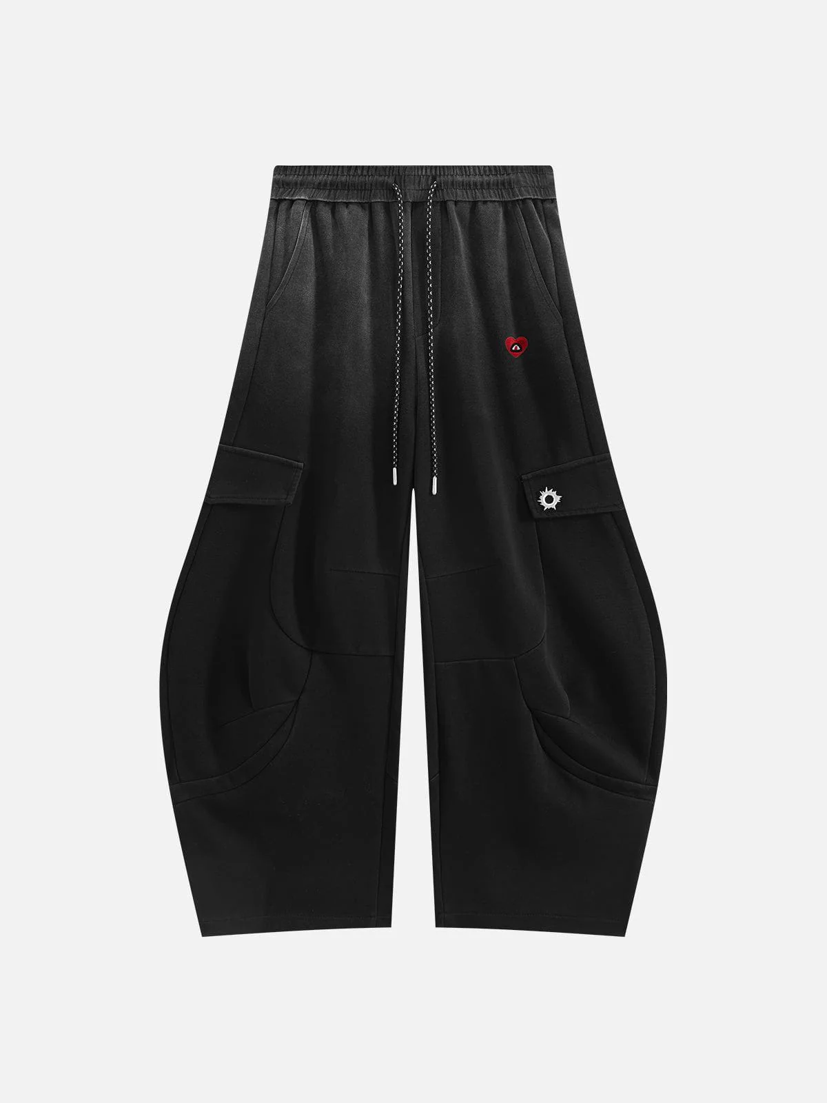 Aelfric Eden Multi Pocket Super Baggy Barrel Sweatpants - Image 2