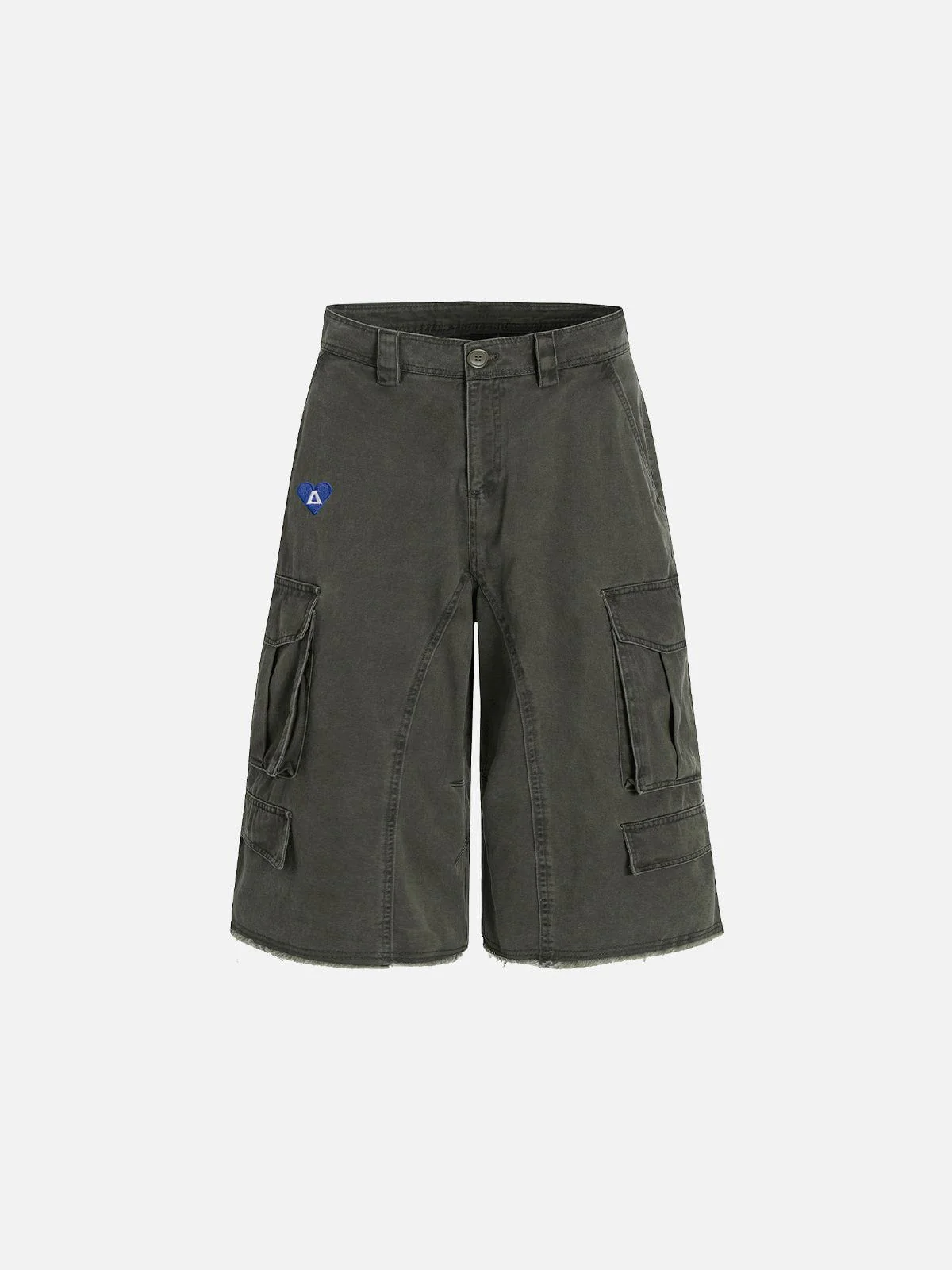 Aelfric Eden Multi-Pocket Longline Cargo Shorts - Image 3
