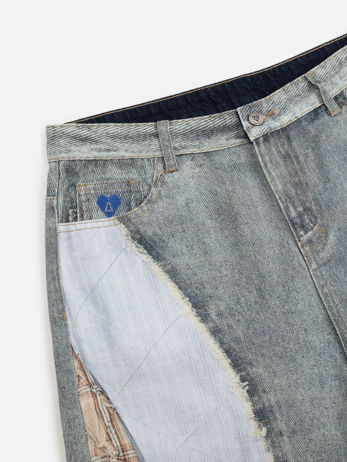 Aelfric Eden Patchwork Denim Jeans - Image 4
