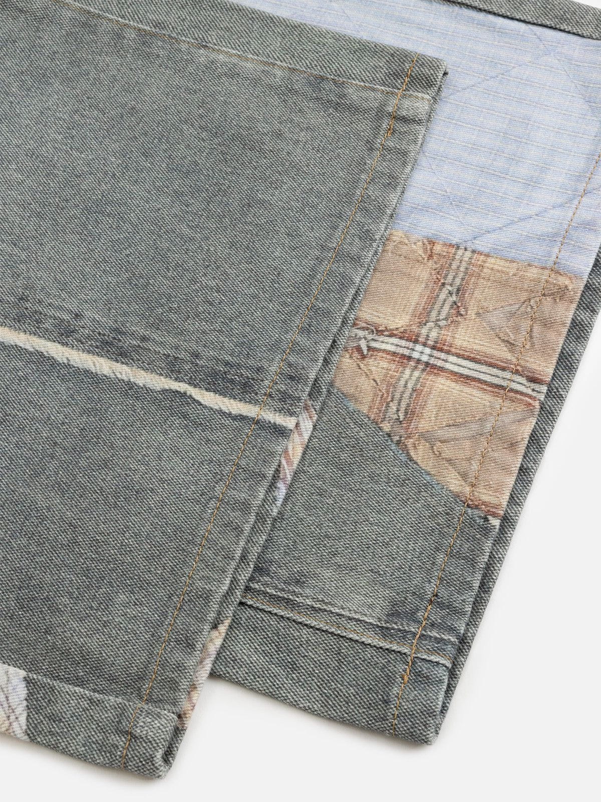 Aelfric Eden Patchwork Denim Jeans - Image 7