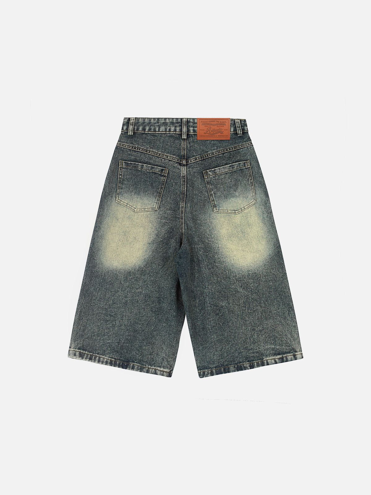 Aelfric Eden Pearl Embellished Baggy Longline Jorts - Image 3
