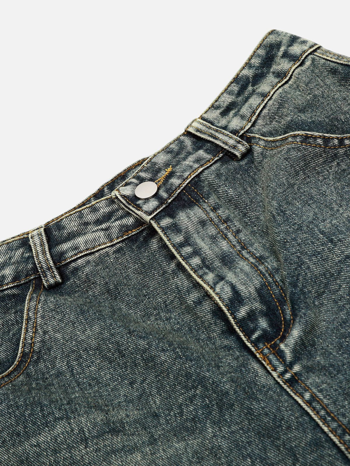 Aelfric Eden Pearl Embellished Baggy Longline Jorts - Image 6