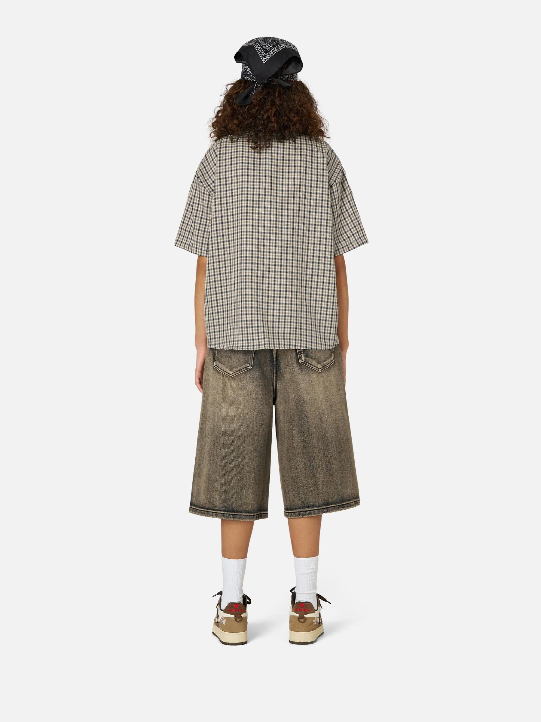 Aelfric Eden Plaid Embroidery Shirt - Image 5