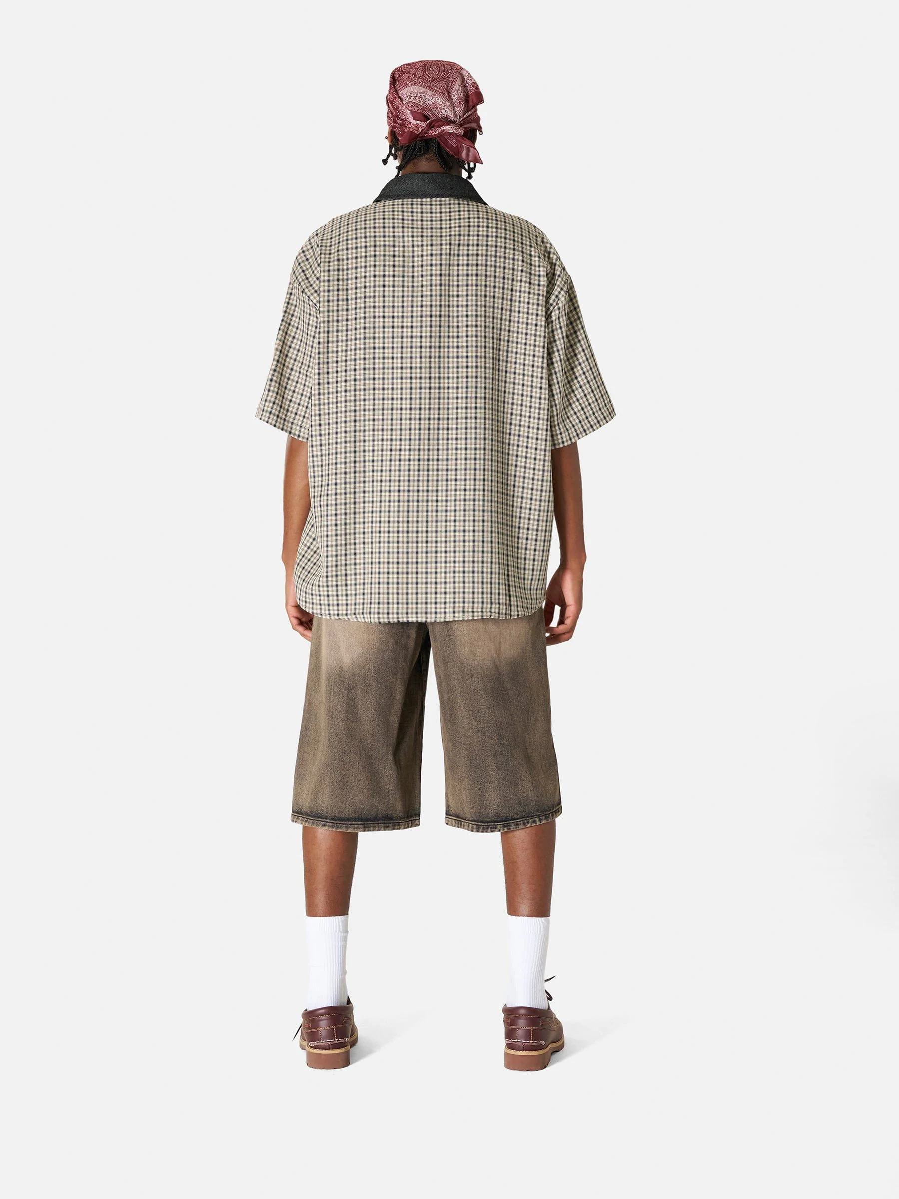 Aelfric Eden Plaid Embroidery Shirt - Image 7