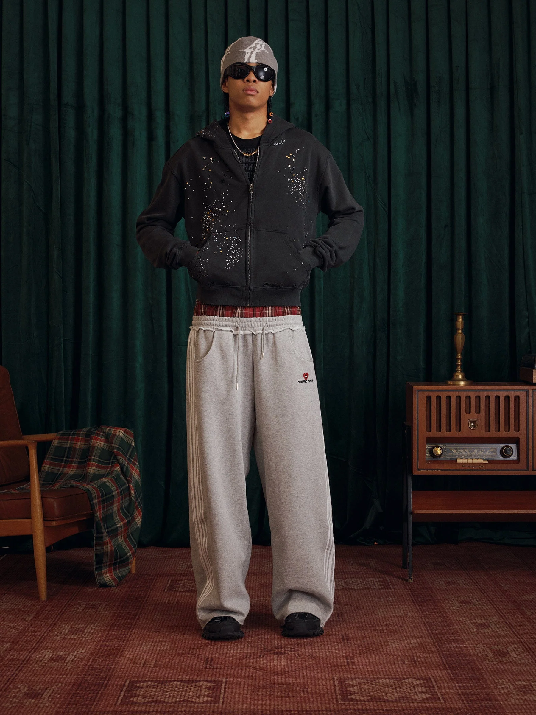 Aelfric Eden Double Waist Baggy Sweatpants - Image 2