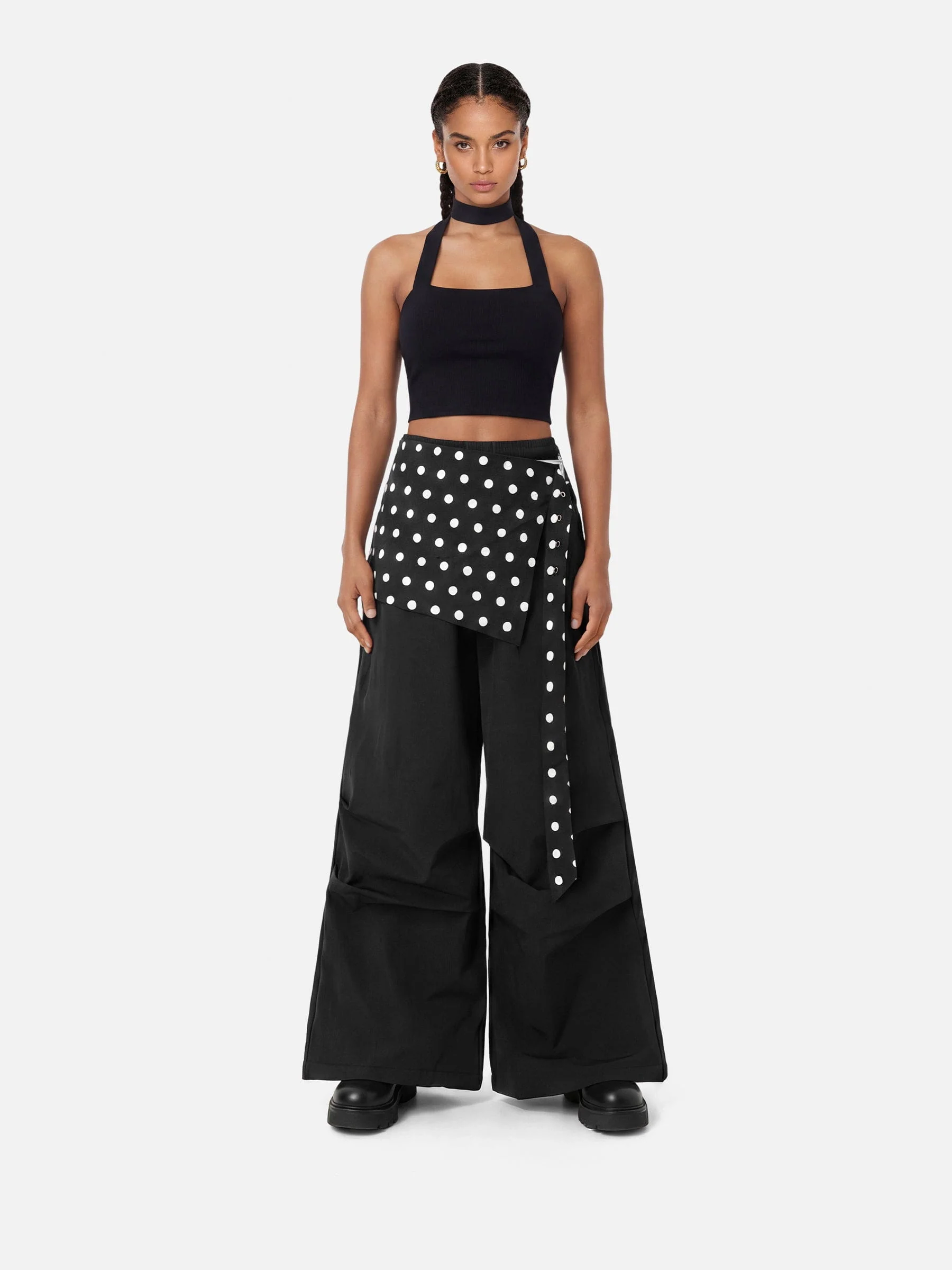 Aelfric Eden Polka Dot Panel Baggy Sweatpants