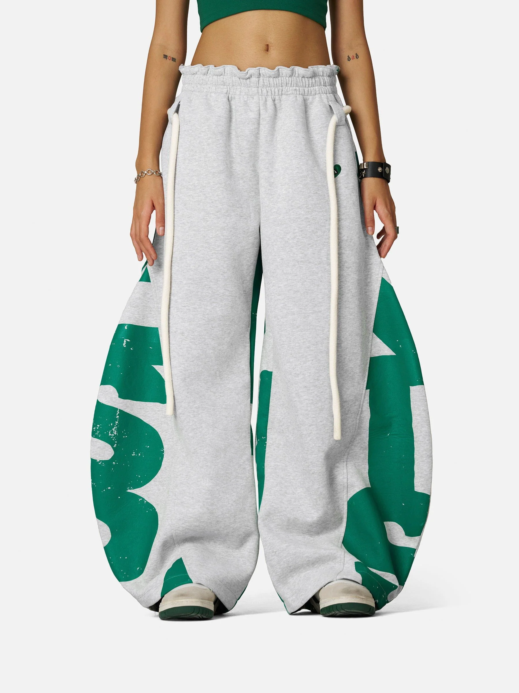 Aelfric Eden Graffiti Super Baggy Barrel Sweatpants - Image 2