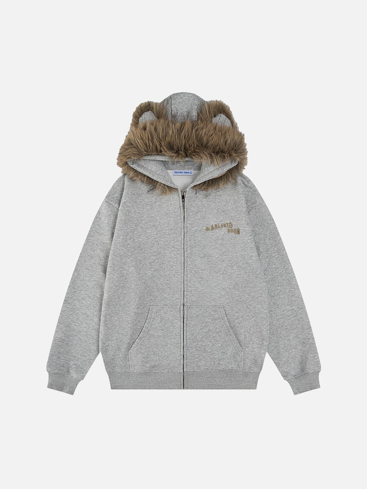 Aelfric Eden Detachable Collar Zip Up Hoodie - Image 2
