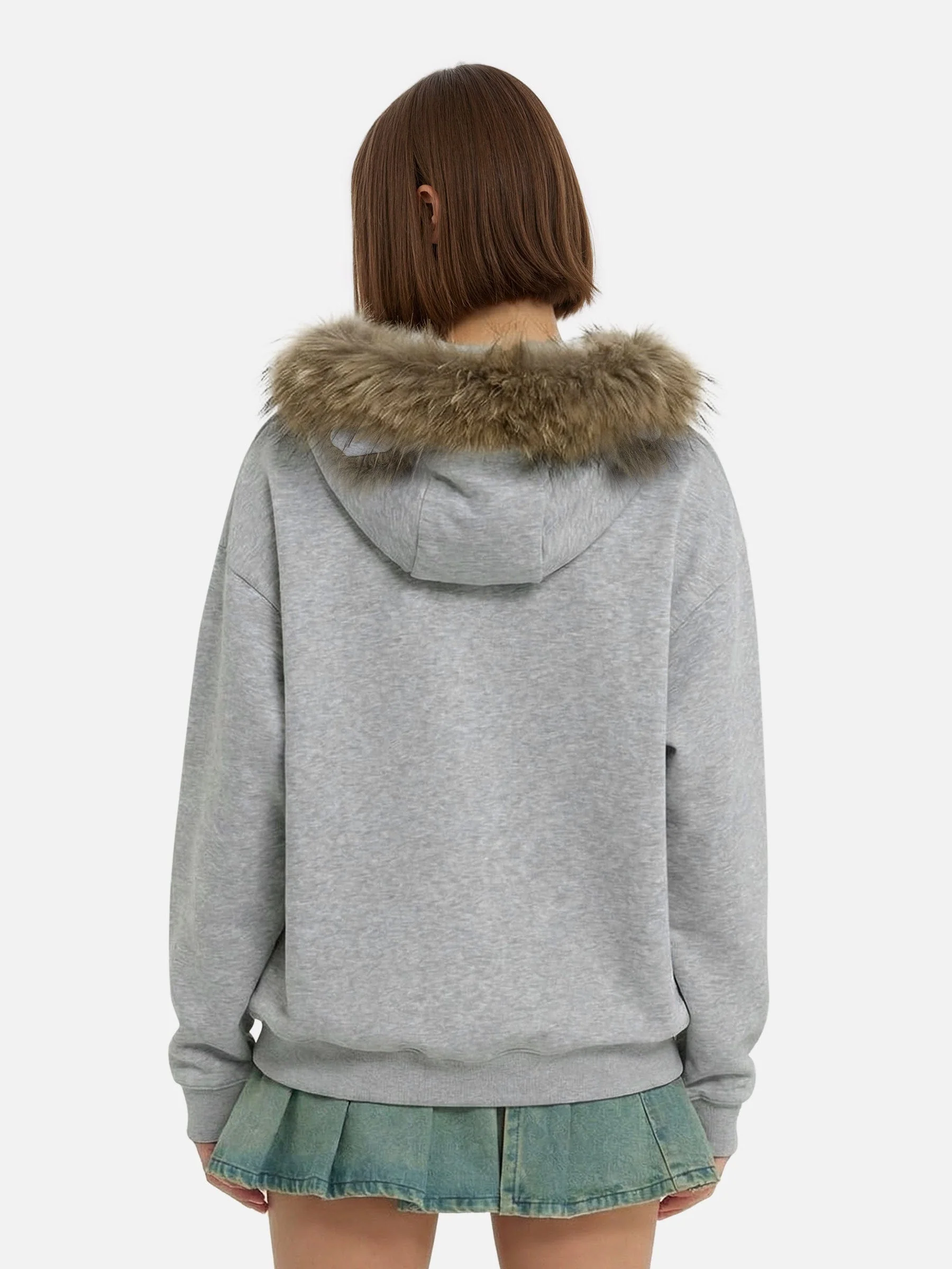 Aelfric Eden Detachable Collar Zip Up Hoodie - Image 3