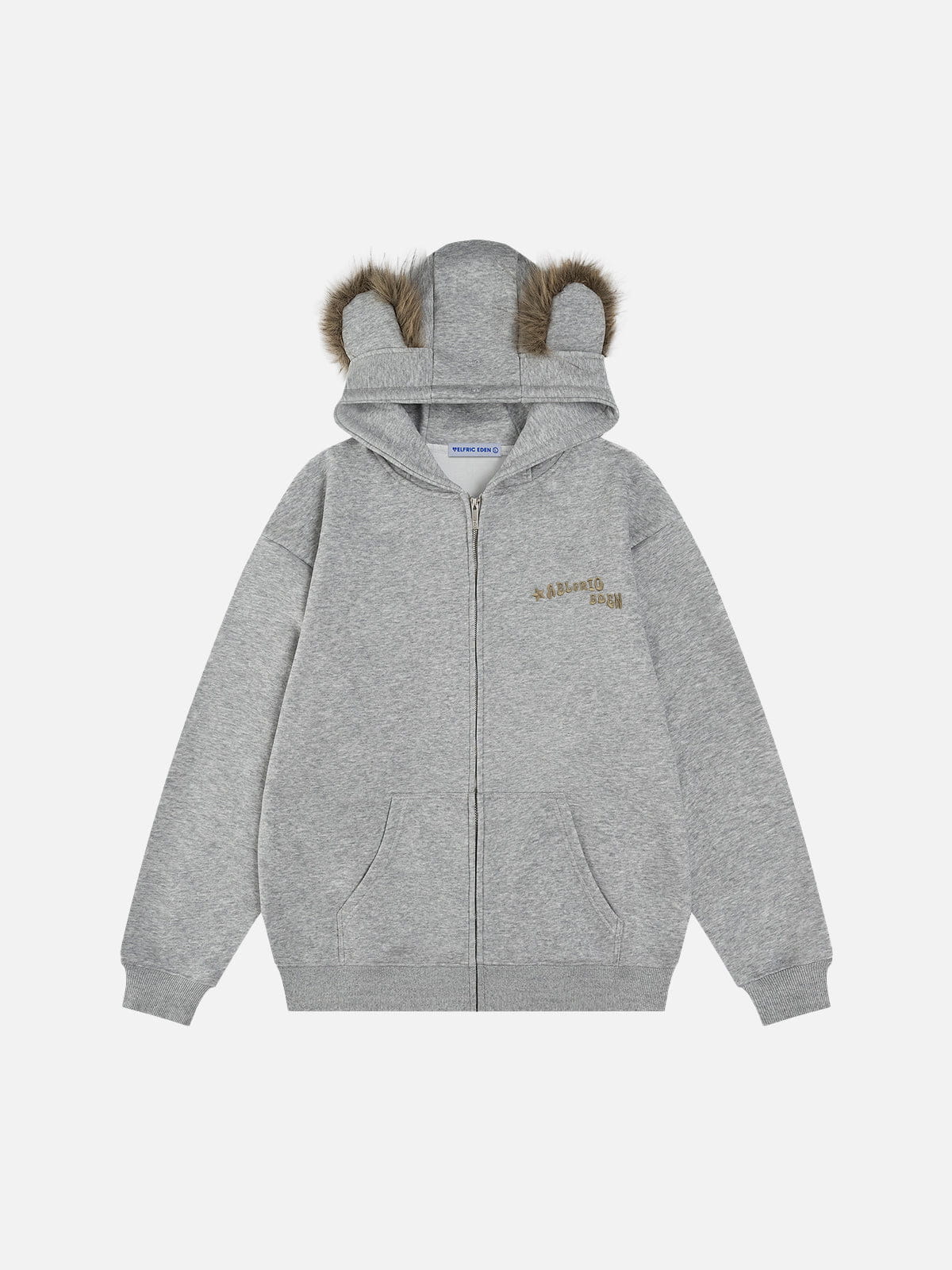 Aelfric Eden Detachable Collar Zip Up Hoodie - Image 4