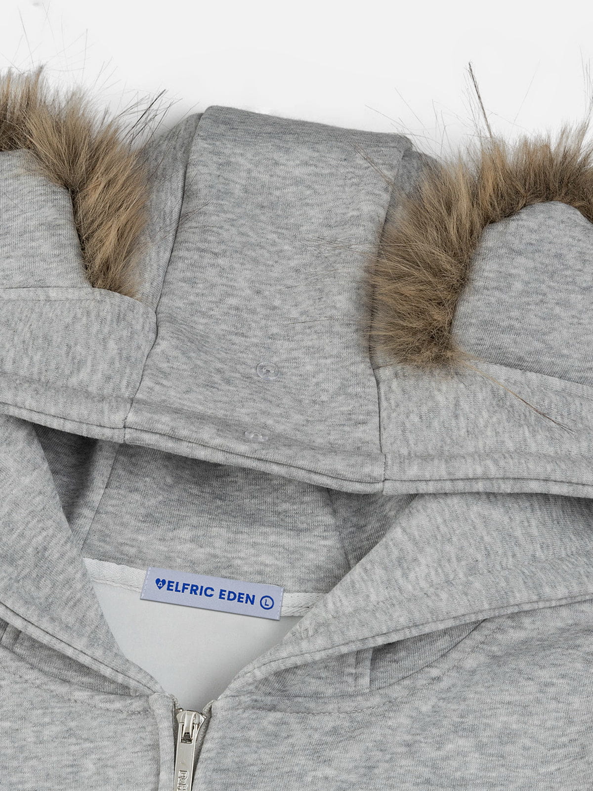 Aelfric Eden Detachable Collar Zip Up Hoodie - Image 6