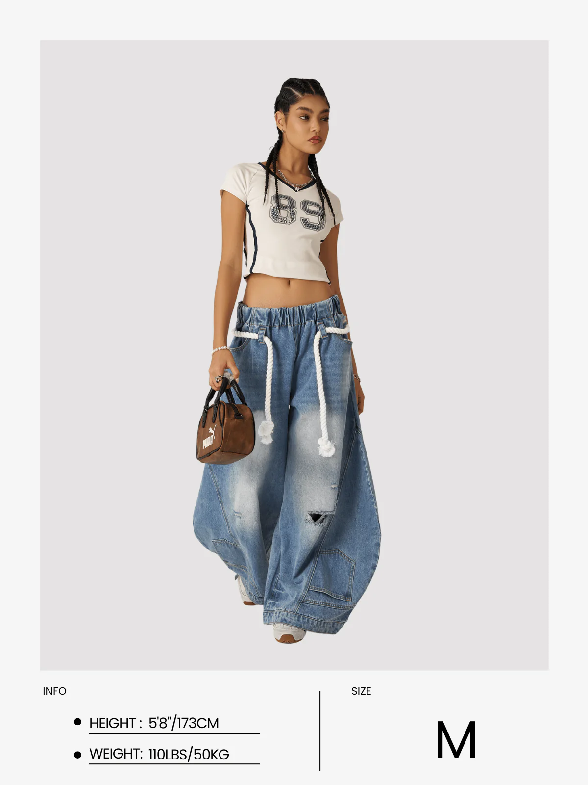 Aelfric Eden Reverse Super Baggy Barrel Jeans - Image 13