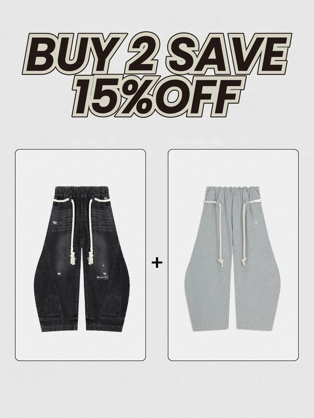 Aelfric Eden Reverse Super Baggy Barrel Jeans - Image 9