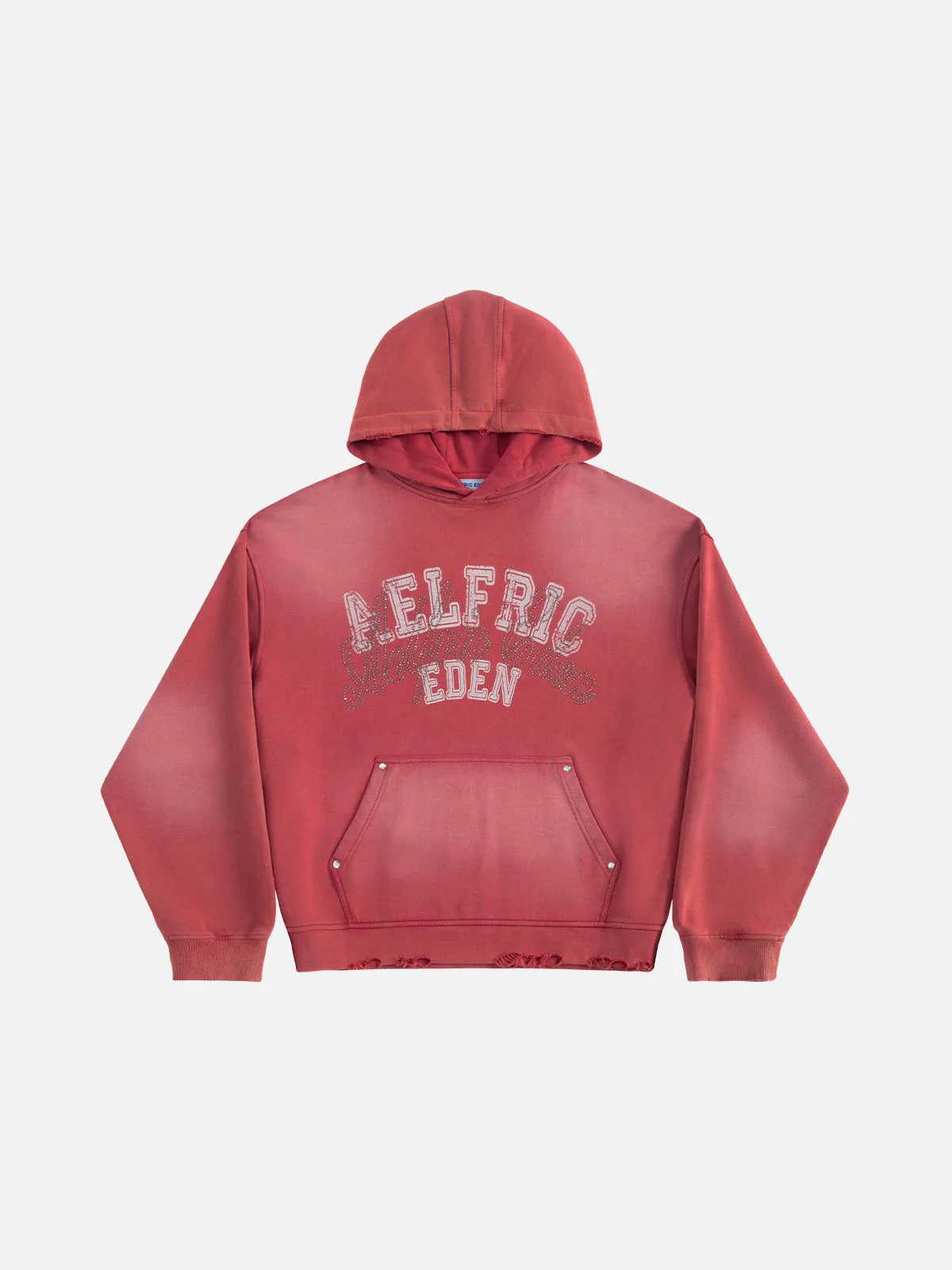 Aelfric Eden Boxy Rhinestone 77 Graphic Pullover Hoodie - Image 2