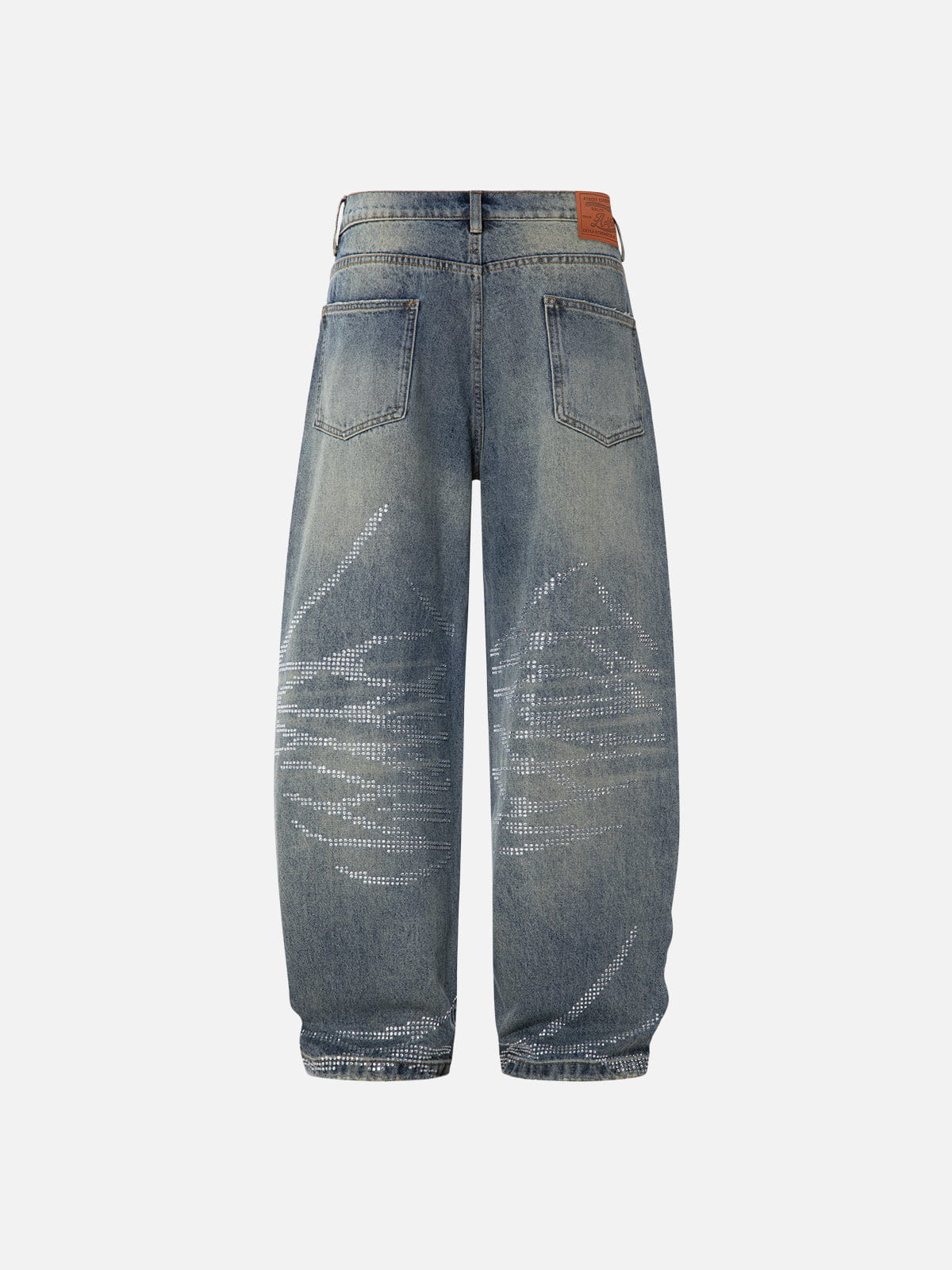Aelfric Eden Rhinestone Baggy Jeans - Image 2